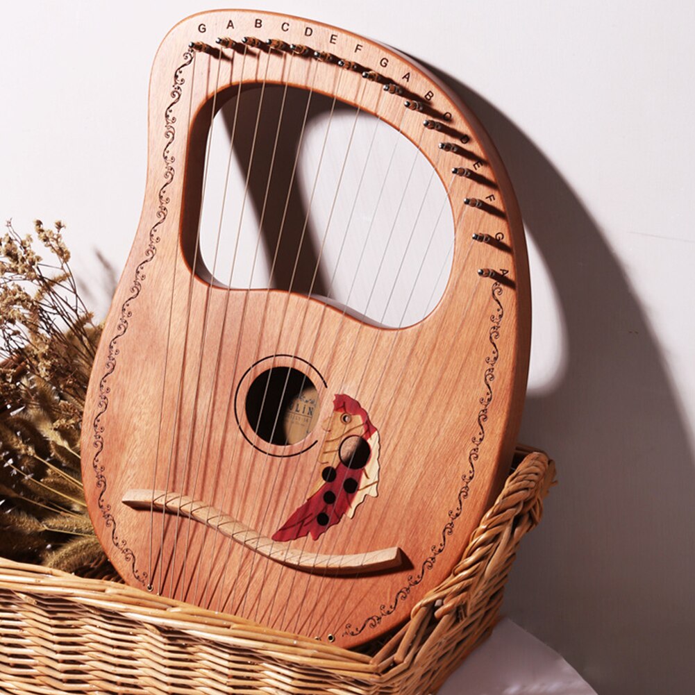 Entertainment Musical Instrument Travel Practice Portable Solid Wood Sound Kids Mini 10 16 String Lier Harp