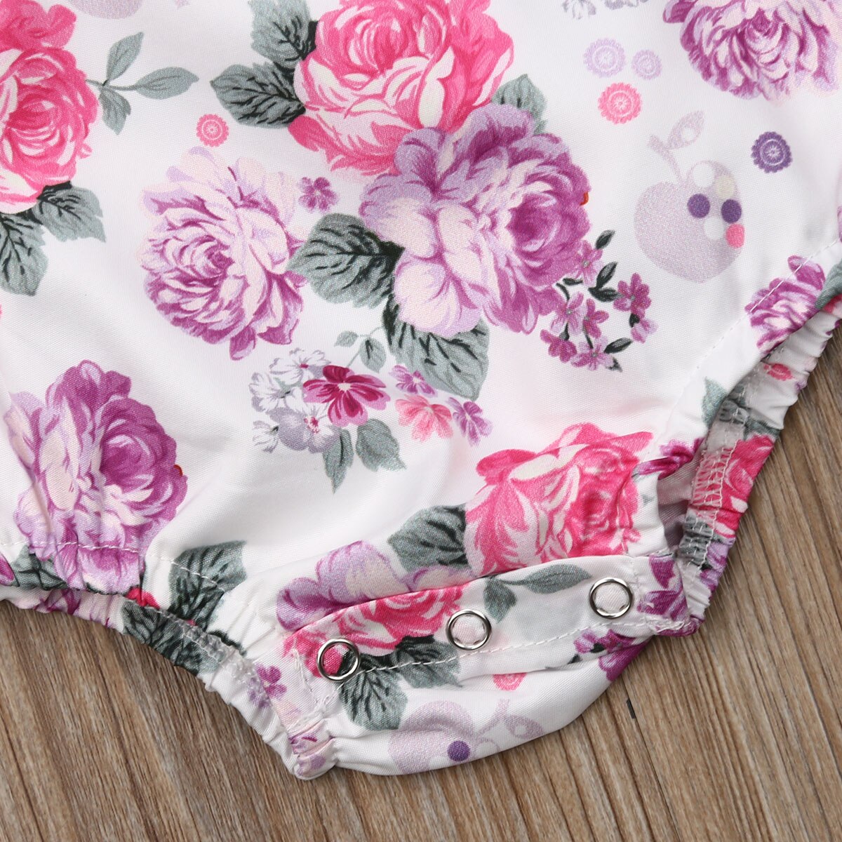 Newborn Kids Baby Girls Boys Floral One-piece Jumpsuit Headband 2pcs Outfits Summer Clothes