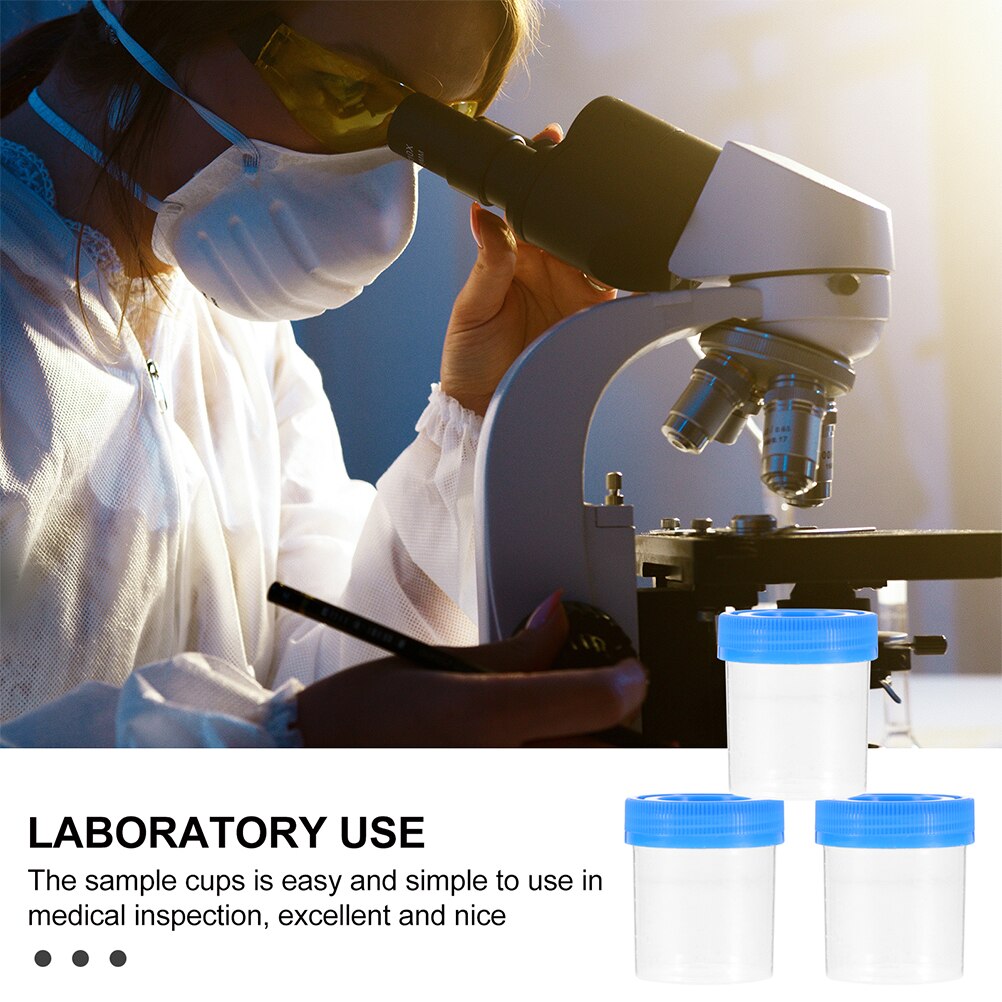25Pcs Disposal Specimen Cups Convenient Specimen Containers Small Sputum Containers (Random Color)