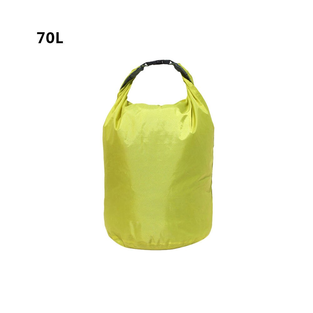 70L sac étanche sac sec sac natation Rafting kayak rivière Trekking flottant voile canoë équipement de navigation: Vert clair