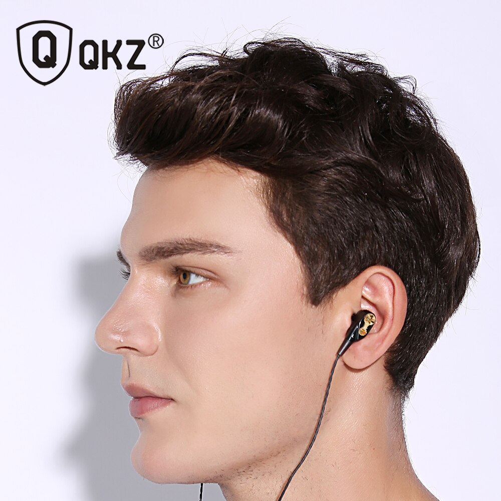 Originele Qkz CK8 Headset Gamer Hoofdtelefoon Met Microfoon 3.5Mm Plug Goedkope Bass Hoofdtelefoon Voor Jogging Oordopjes Handfree Oordopjes