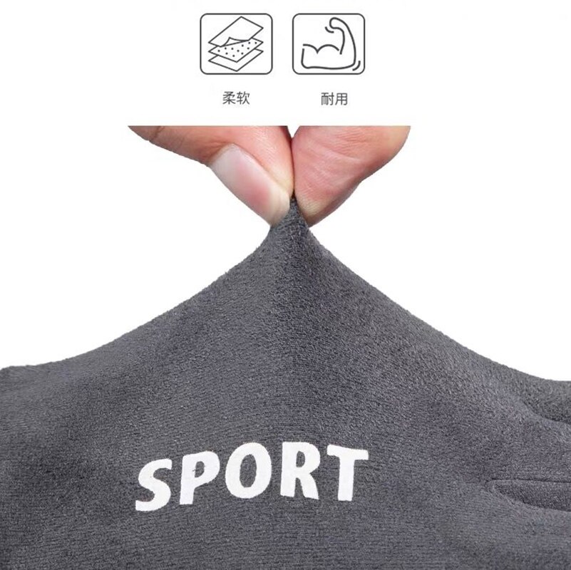 Xiaomi Winter Warm Full Finger Gloves Men Women Touch Screen Gloves Outdoor Sports Skiing Gloves Non-slip Suede Cycling Gloves