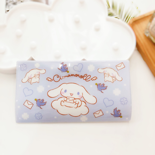 Maskin säilytyskansio sarjakuva melodia taitettu asiakirjatasku säilytysjärjestäjä toimistokouluun vedenpitävä maski säilytysjuguetes: Cinnamoroll