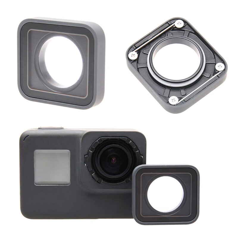Shelkee original hero 5 lens hero 6 lens gopro beskyttelseslinse udskiftning sag ramme til gopro hero 5/6