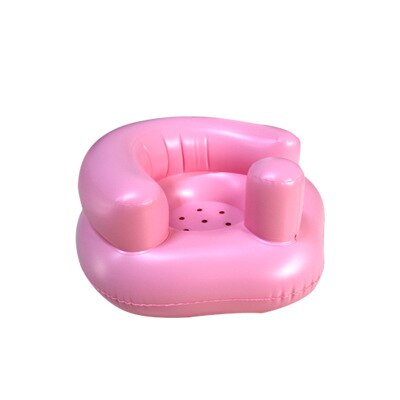 Canapé gonflable pour bébé, siège d&#39;apprentissage pour enfants, chaise de salle à manger portable pour musique: Pink basic