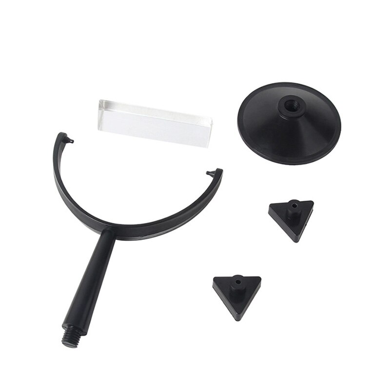 Prisma Triangular de cristal para enseñar fotografía física de espectro de luz