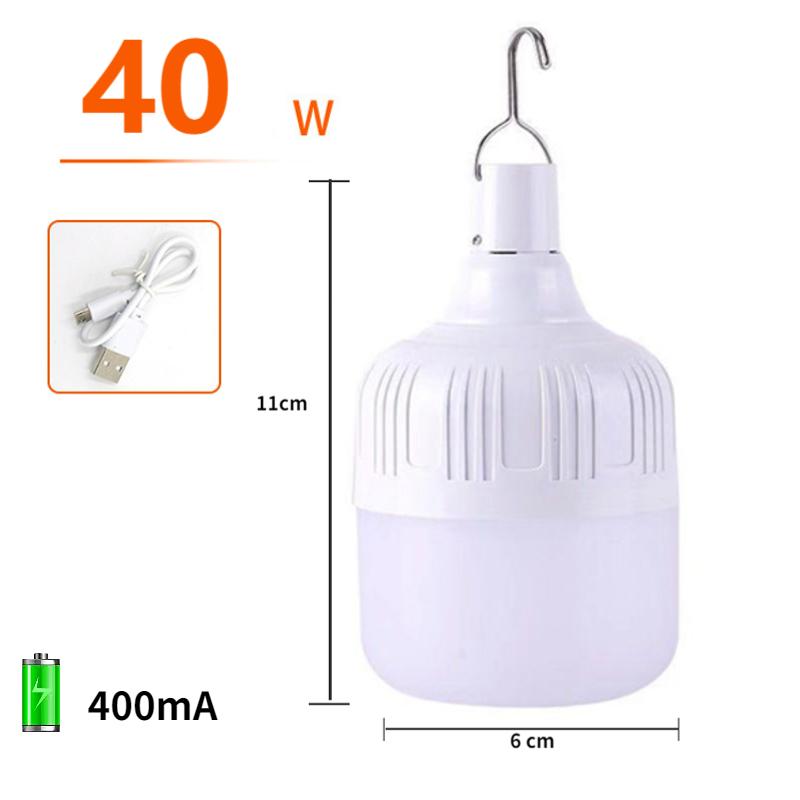 350W Draagbare Kampeerverlichting Batterij Lantaarn Oplaadbare Lamp Bbq Tenten Verlichting Huis Buitenlamp Usb Led Noodverlichting: Blauw