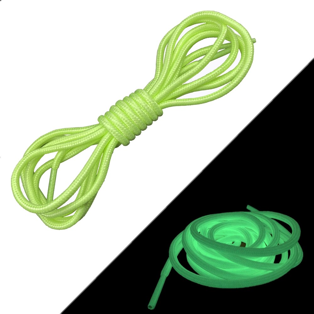 Reflecterende veters met platte breedte voor hardloopschoenen, veiligheidslichtgevende grijze lichtgevende veters voor sneakers, unisex voor sport, canvas schoenen: Fluorescentie groen