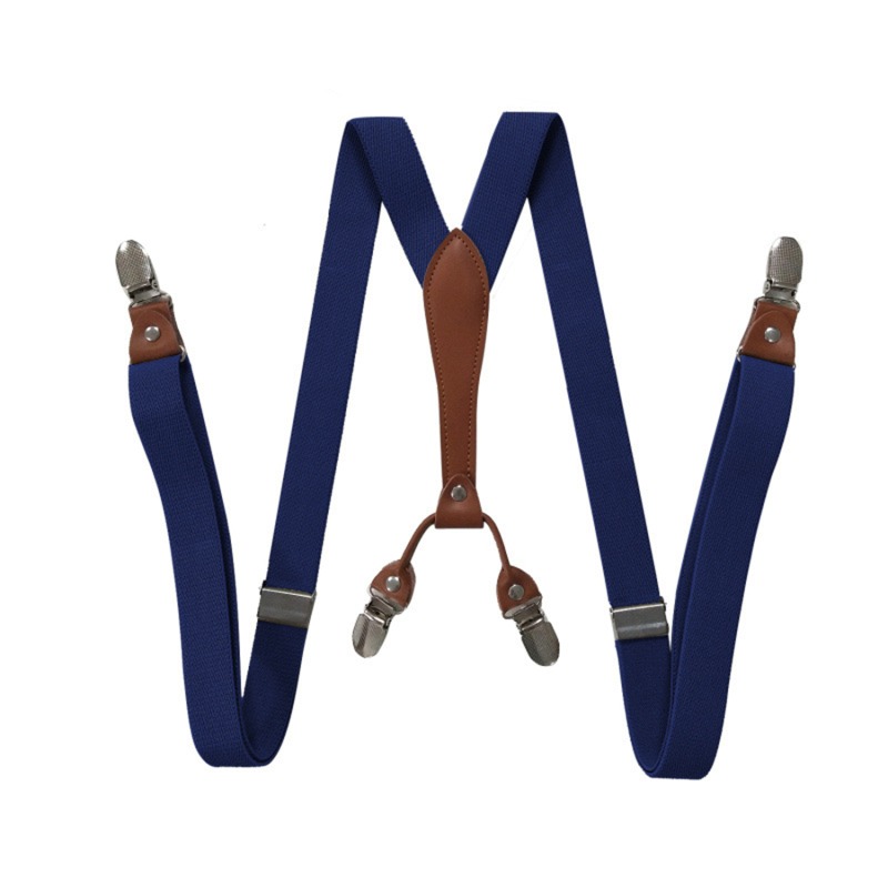 35/25/20mm Brede Mannen Bretels Hoge Elastische Verstelbare 4 Sterke Clips Jarretel Zware X terug Broek Bretels: GRIJS
