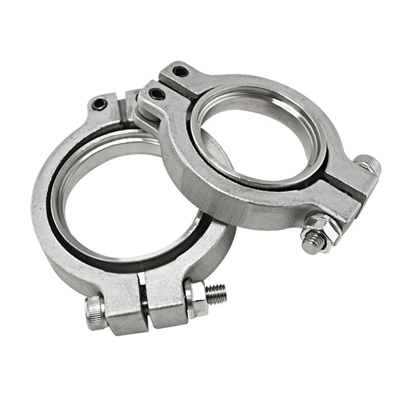 RESO--V Band Clamp Set Kit W/ Screws Nuts and Seals Fit for Tial 44mm wastegate