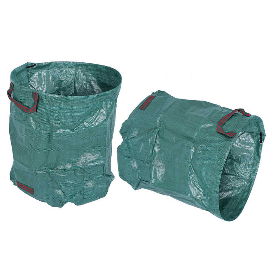 garden waste sachet Japanese garden 2PCS 72 Gallons Garden Plants Flowers Collection Bag Planting Bag Lawn Leaves Storage