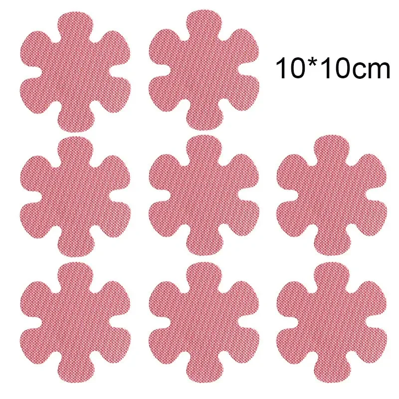 6/12/20PCS Anti Slip Bathtub Stickers Waterproof Flower Shaped Self-Adhesive Safety Shower Anti-Slip Appliques for Home Bathroom: Red / 1700MMx2400MM