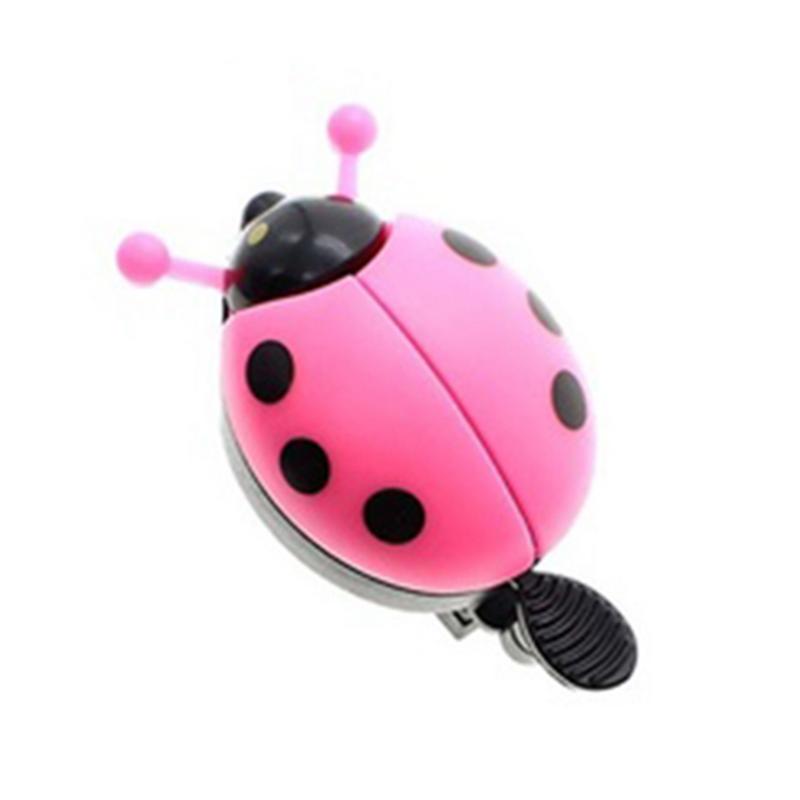 Cute Bicycle Bell Bike Bell Cartoon Cycling Bell Outdoor Ridding Accessories Sports Bike Ring Child Riding Equipment: Pink