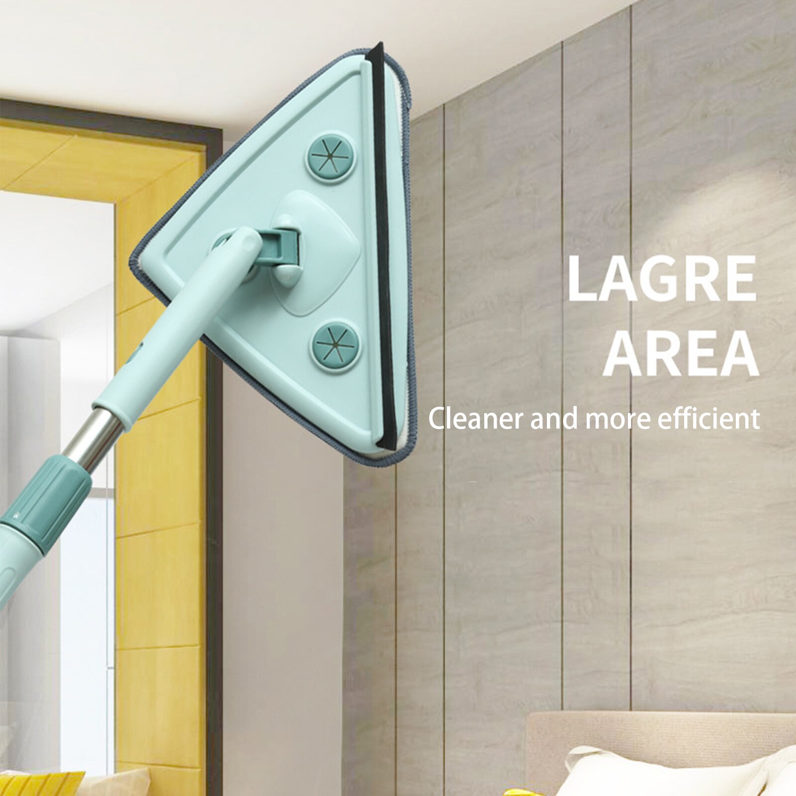 Driehoekige Schoon Mop Roterende Verstelbare Met Vullingen Voor Car Home Kamer Keuken Vloer Schoon Borstel Lui Schoonmaken