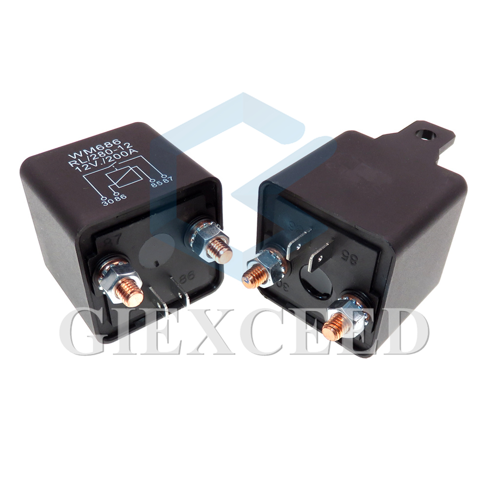 Car Relay 120A 12V-48V Car Truck Motor Battery Switch Automotive Relay High Power Continuous/Starting Relay