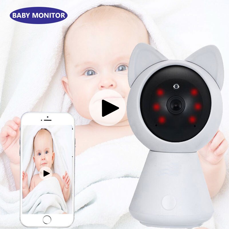 Babyfoon 1080P Draagbare Smart Camera Wifi Netwerk Nacht Infrarood Kids Indoor Beveiliging Surveillance Ptz Camera