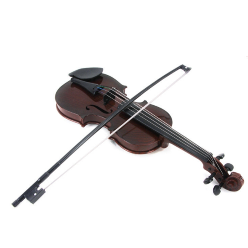 Mini Verstelbare Viool String Muziekinstrument Speelgoed Ontwikkelen Kid Musical Talent Speelgoed (Willekeurige Kleur)