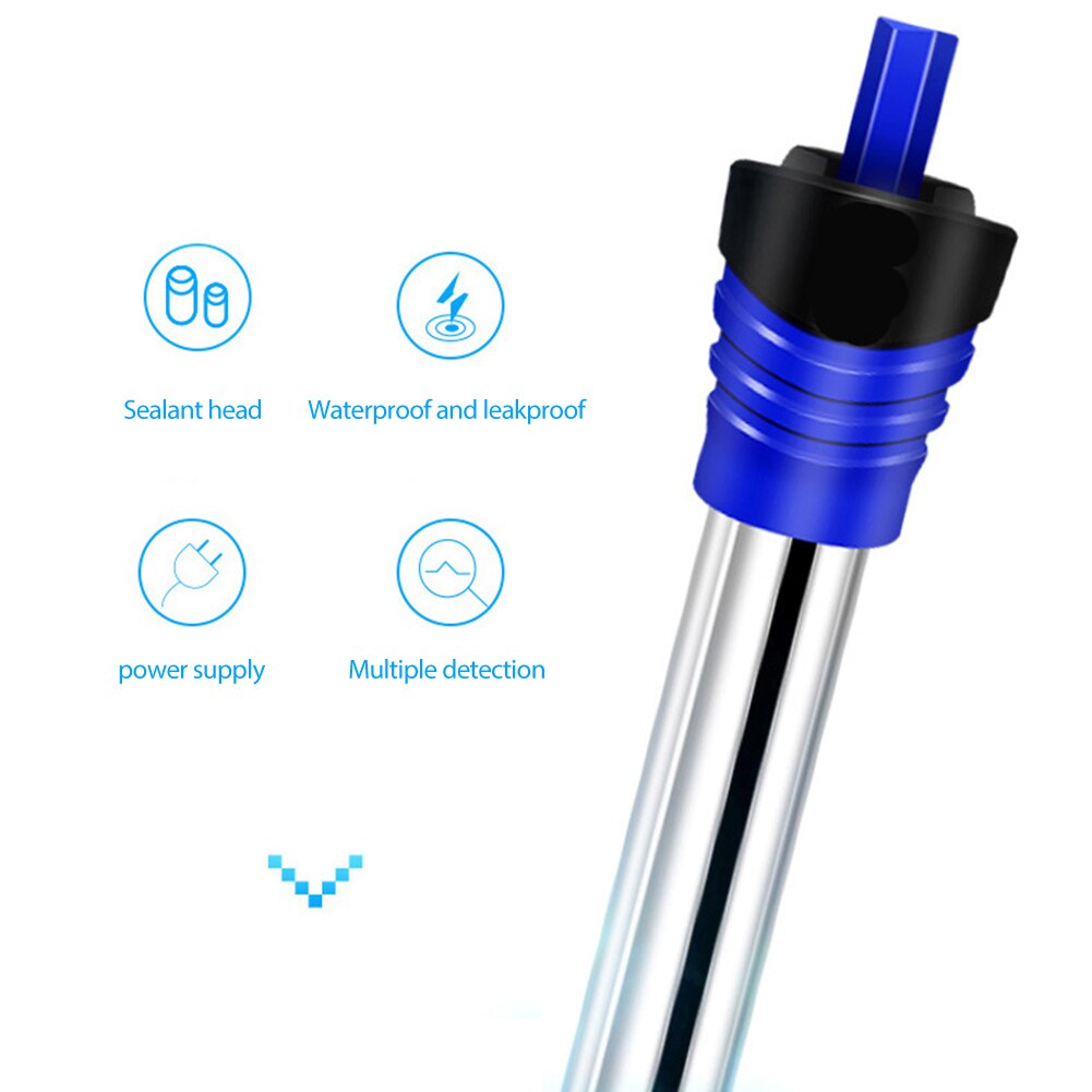 Automatic Adjust Temperature Heating Rod Aquarium Submersible Fish Tank Heater Electric Water Heater Boiler