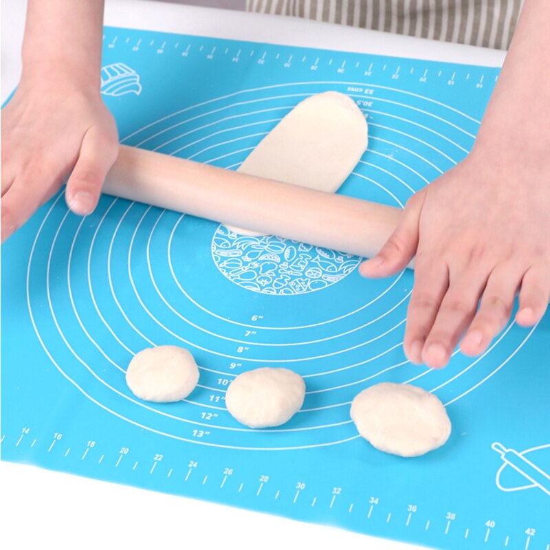 Siliconen Bakken Mat Pad Bakplaat Pizza Deeg Maker Gebak Keuken Gadgets Non-stick Rolling Deeg Mat Koken Gereedschap bakvormen