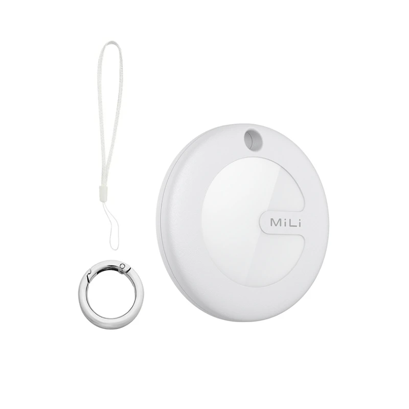 Mini rastreador inteligente con Bluetooth, localizador portátil con Bluetooth, Google Find My Device para Android, buscador de llaves de artículo antipérdida: Gris