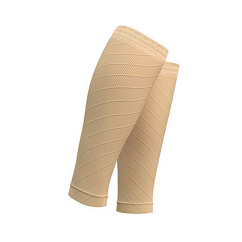 Unisex Running Cycling Football Guard Breathable Calf Sleeve Outdoor Sports Marathon Leg Warmers Gradient Color Trail