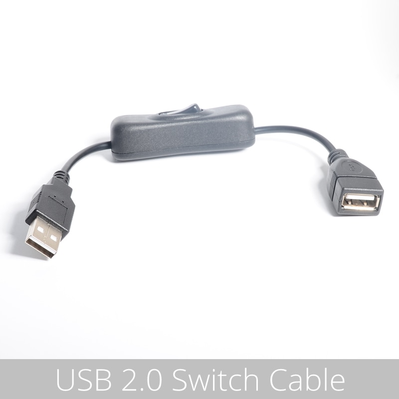 Man-vrouw Usb Kabel Adapter Met Aan/Uit Schakelaar-Verbeterde Ondersteuning Power En Data, usb Extension Inline Rocker Switch