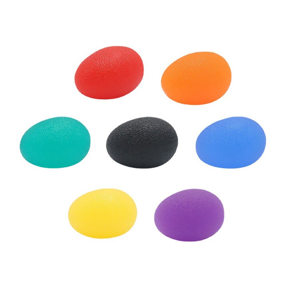 Silikon Quaddel Silikon Hand Griff-Ball Ei Männer Frauen Fitnessstudio Fitness Finger Schwere Trainer Stärke Muskel Erholung Greifer Trainer