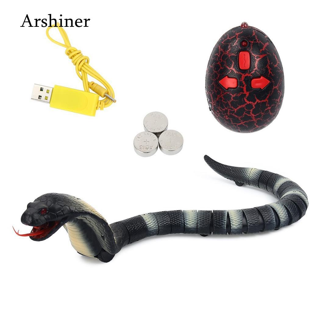 Afstandsbediening Slang Ratelslang Dier Truc Angstaanjagende Mischief Speelgoed