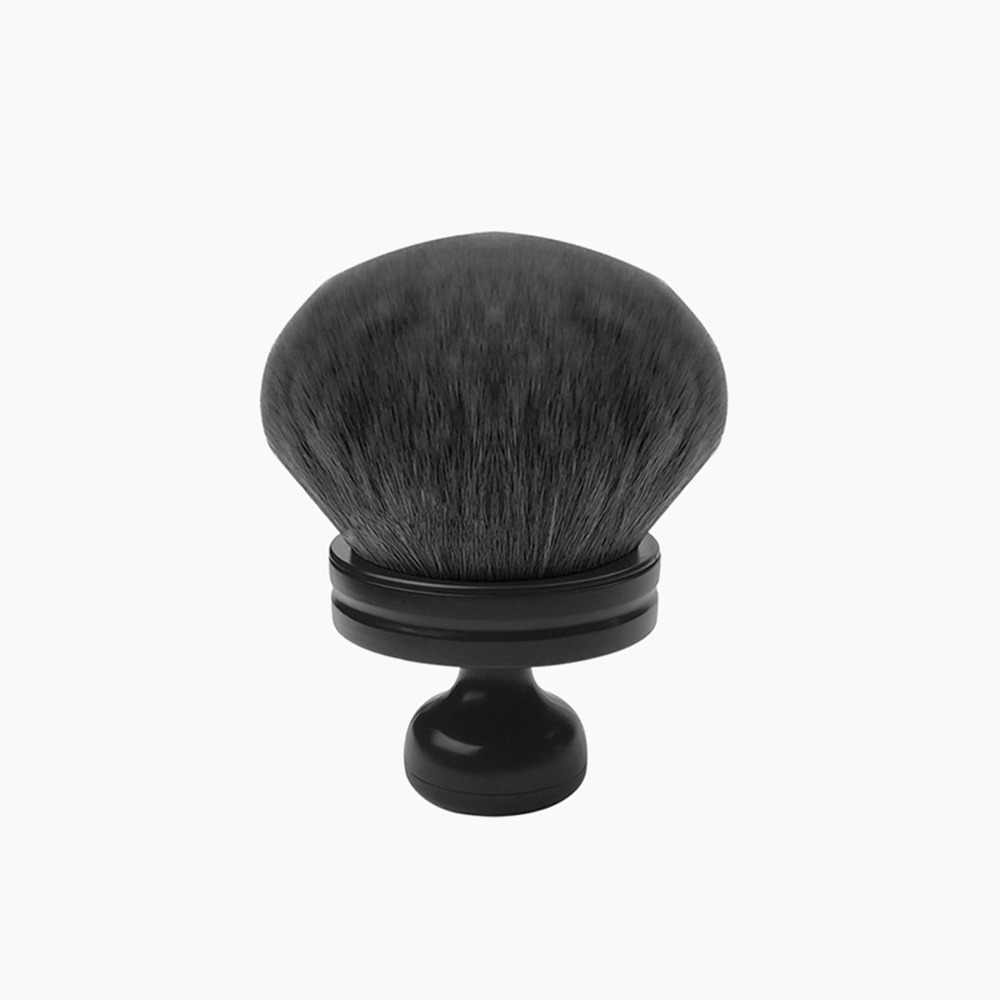 Pincel de maquiagem corporal extra grande, portátil, cabelo sintético macio, profissional, kabuki, 74mm, cabeça larga, base, bronzeadores: Vermelho