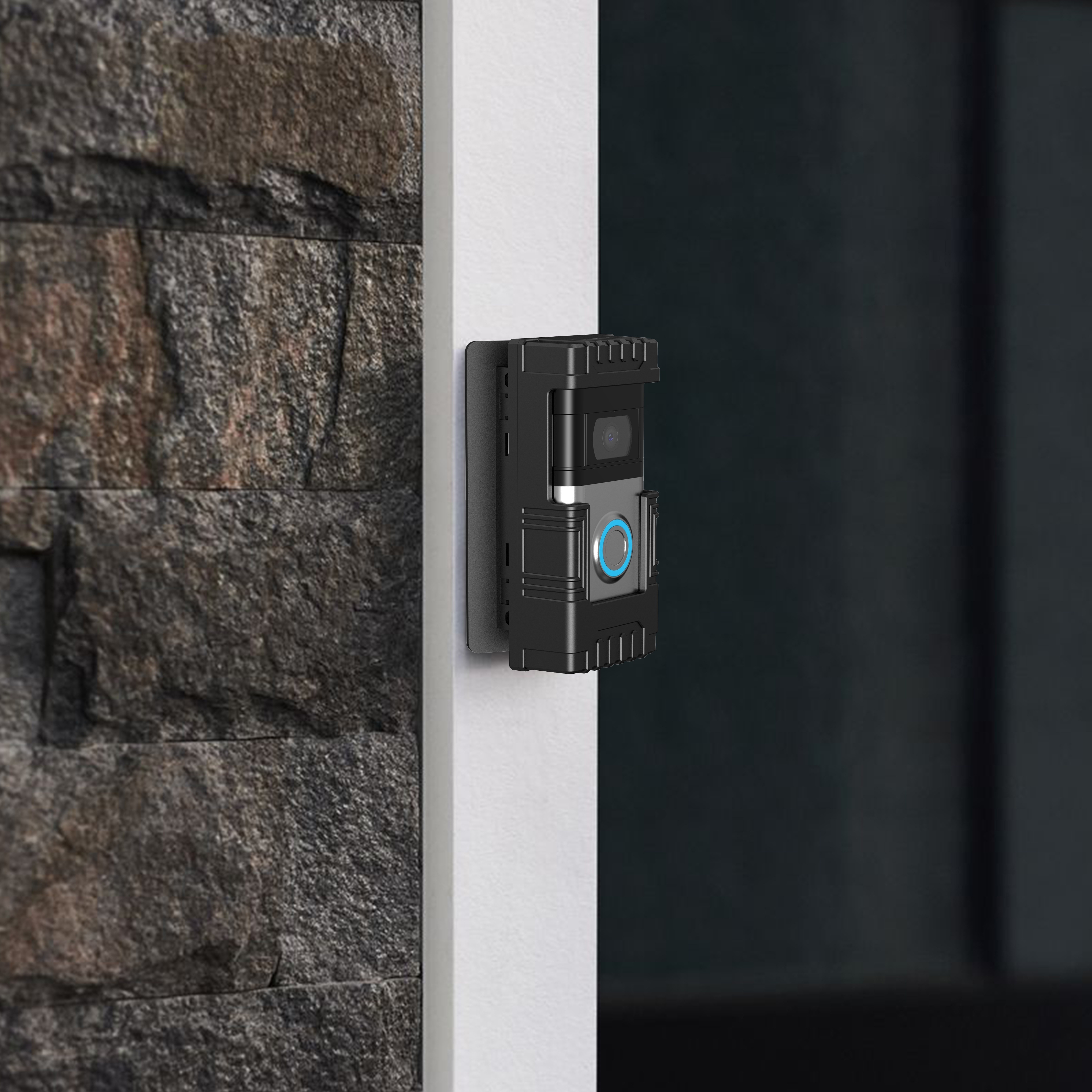 Suitable For Ring Video Doorbell visual doorbell bracket angle adjustable doorbell protective case anti-theft bracket