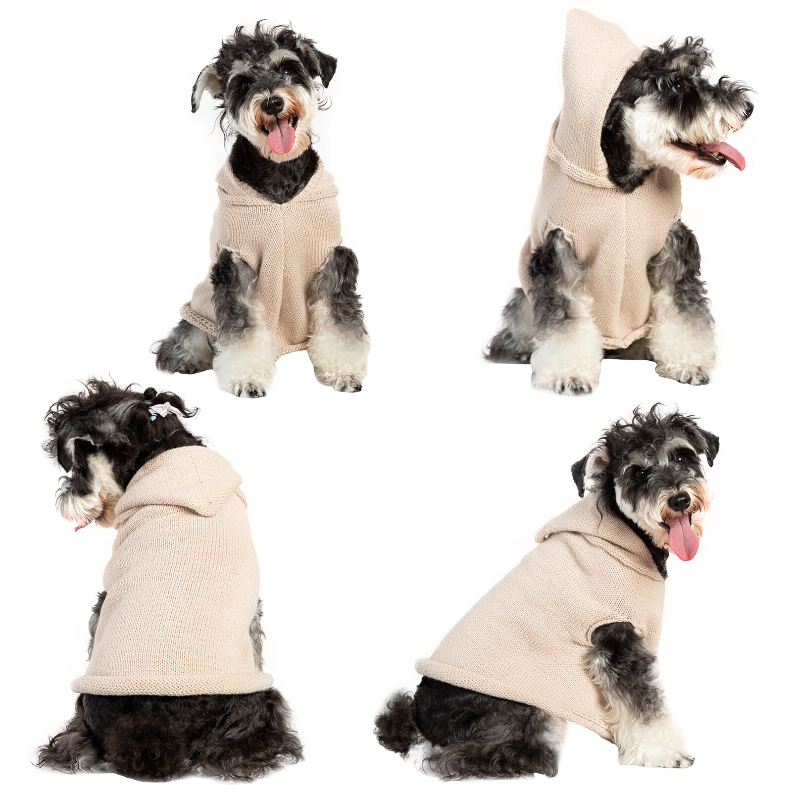 Hiver chien manteau chien vêtements noël doux tricot chien gilet pull pour petits chiens moyens motif classique