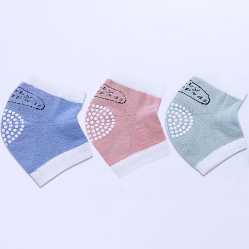 3 Pairs Baby Toddler Crawling Socks Children&#39;s Anti-fall Girl Baby Knee Sleeve Baby Protection Knee Socks: Style 1(3PCS)