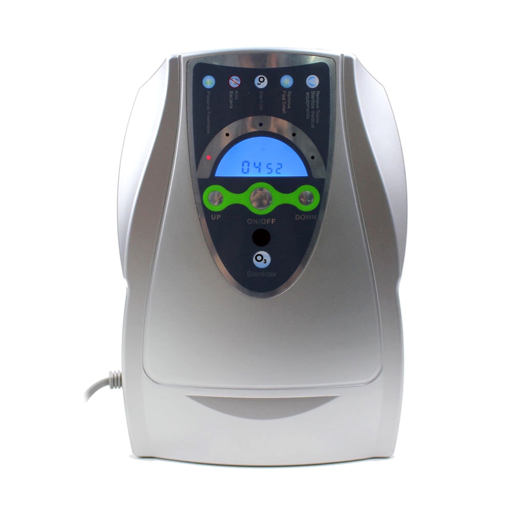 AC220V Ozon Generator 500 Mg/L Ozonator Ionisator O3 Timer Luchtreinigers Olie Groente Vlees Verse Zuiveren Lucht Water