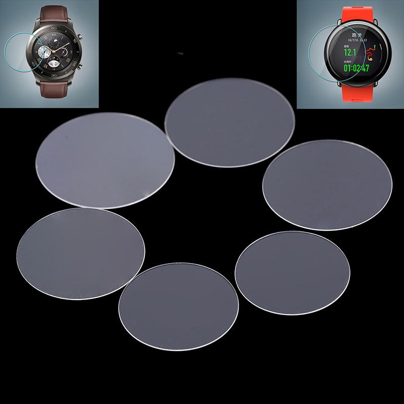 1Pc Ronde Gehard Glas Protective Film Screen Protector Cover Voor Lg Moto Xiaomi Smart Horloge