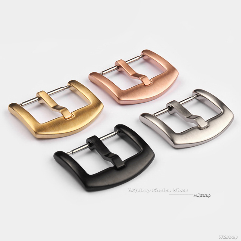 Metalen Horlogeband Gesp 16mm 18mm 20mm 22mm 24mm Mannen Horlogeband Band Zilver Zwart goud Roestvrij Stalen Sluiting Accessoires