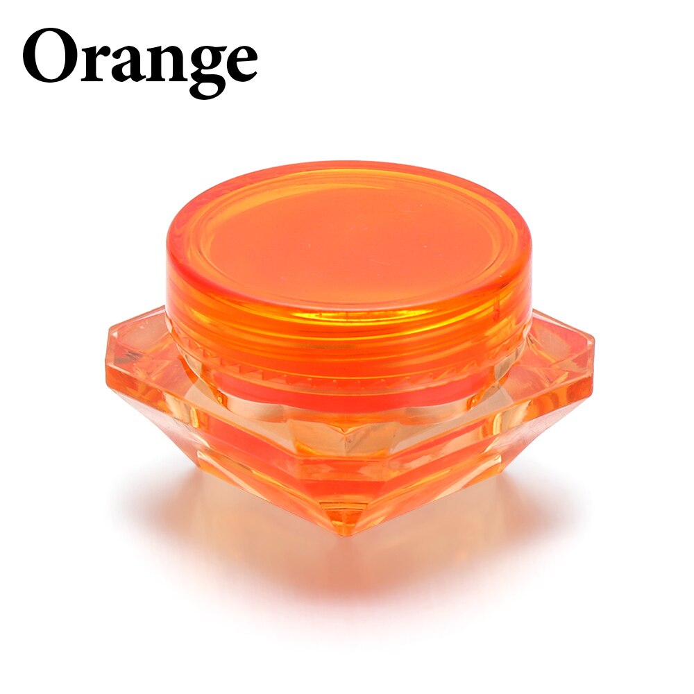 10PCS Resin 5D Pink Drilling Mud Crafts Dotting Heart Clay Painting DIY Nail Art Tools Handcraft Cross Stitch Accessories: 1PC orange