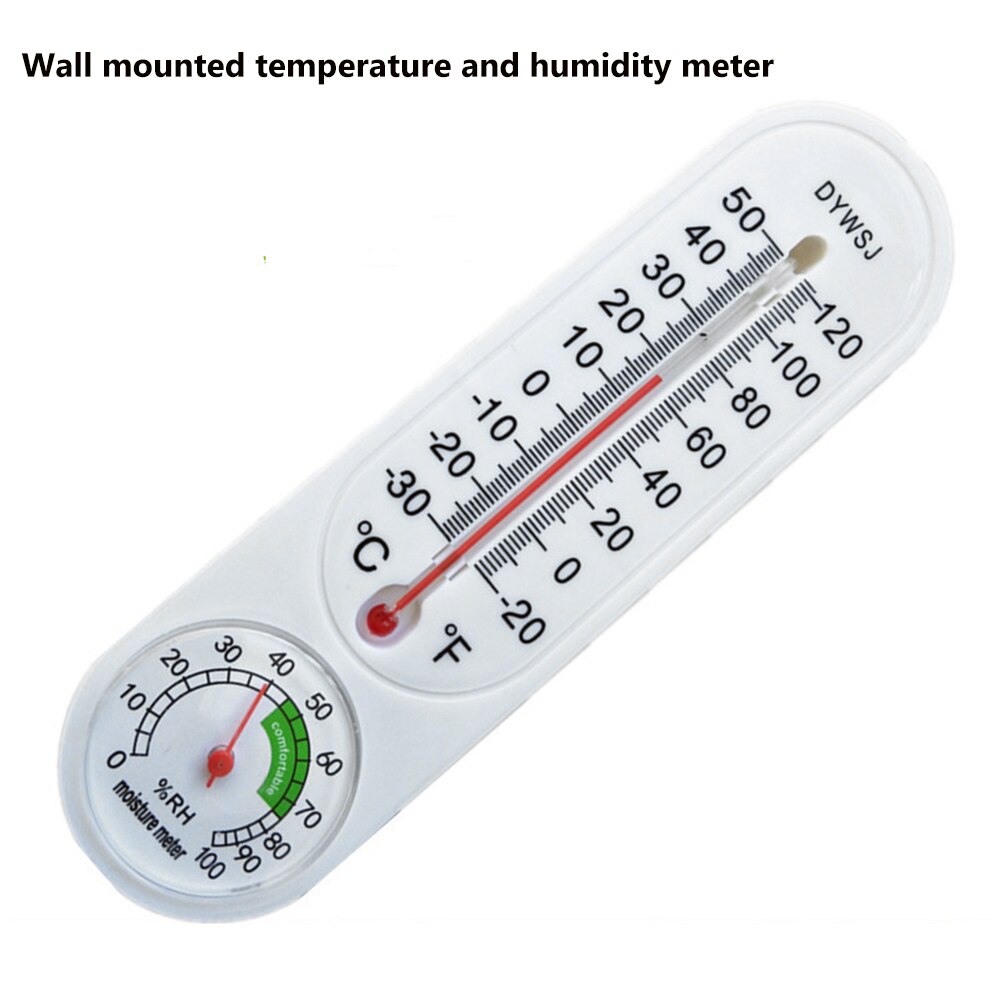 Wall Thermometer hygrometer Indoor outdoor mini thermometer humidity meter for Garden Greenhouse Home thermometer