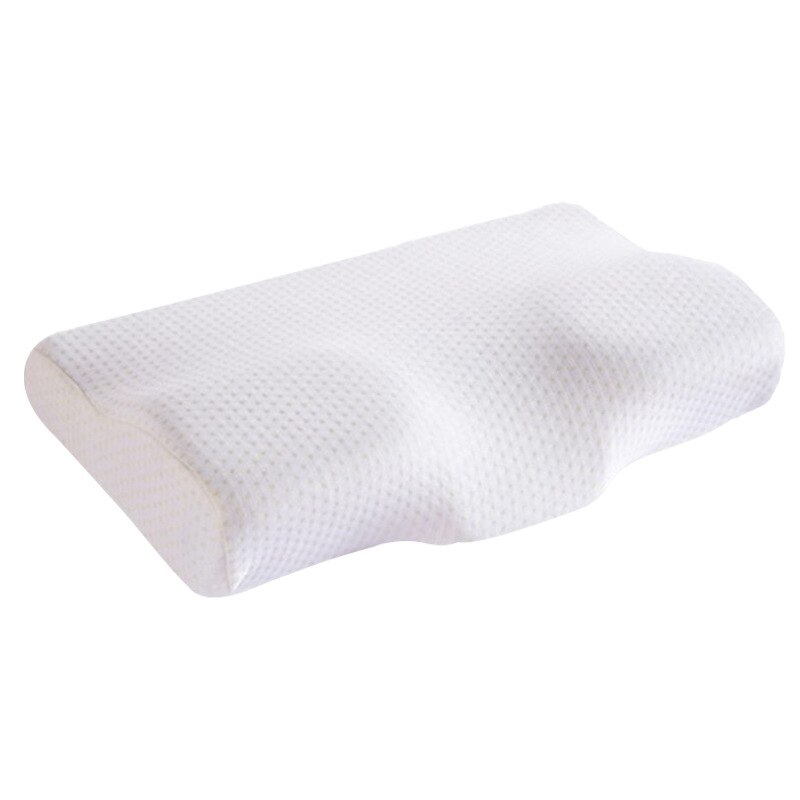 Butterfly Memory Foam Bedding Pillow Magnetic Neck Pillow Slow Rebound Memory Pillow Shaped Pillow Health Cervical Neck: White / 60x34cm