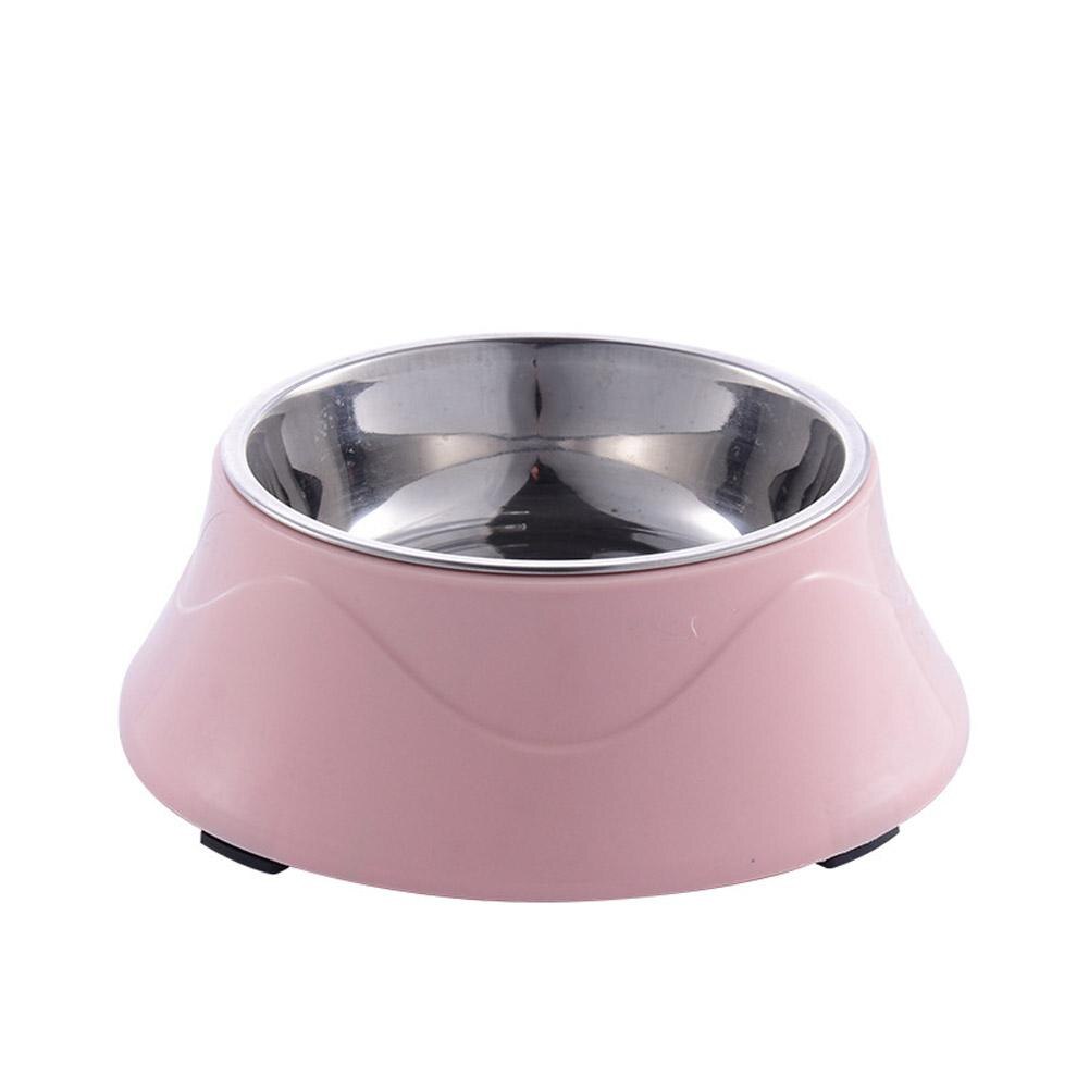 Antislip Huisdier Rvs Pet Voederen Kom Liner Base Voor Katten Honden Servies Katten Benodigdheden Voor Home Honden En Katten: Pink