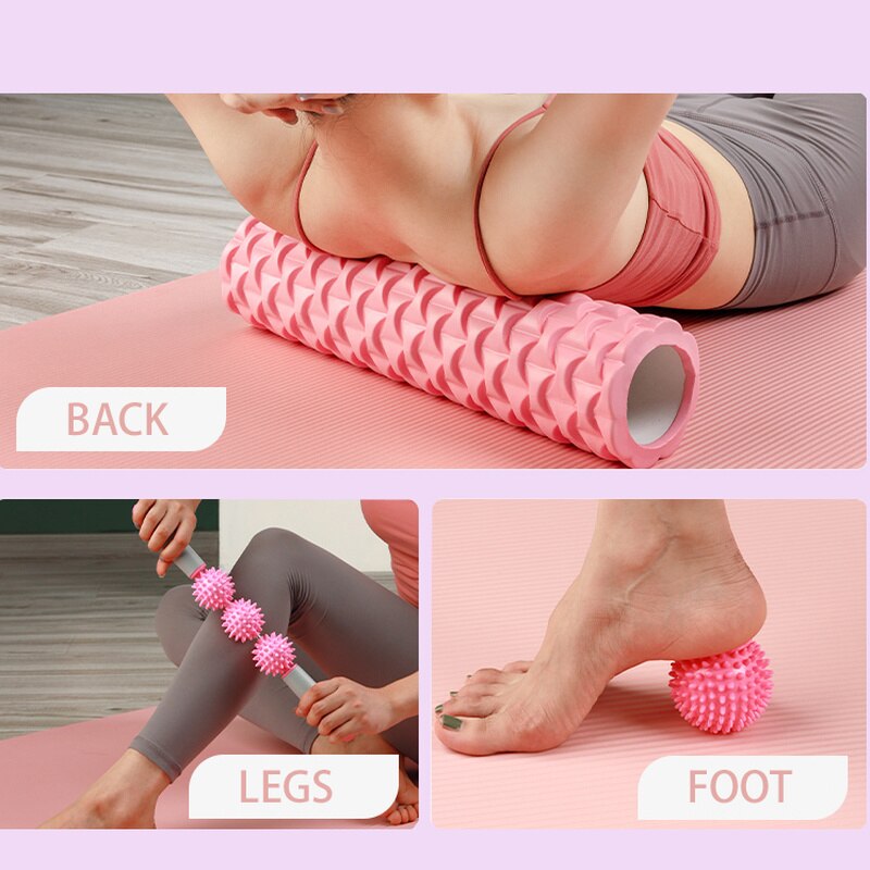 Roller Yoga Kolom Hollow Foam Roller Yoga Kolom Pilates Gym Fitness Massage Grid Triggerpoint Therapie Fysieke Oefening