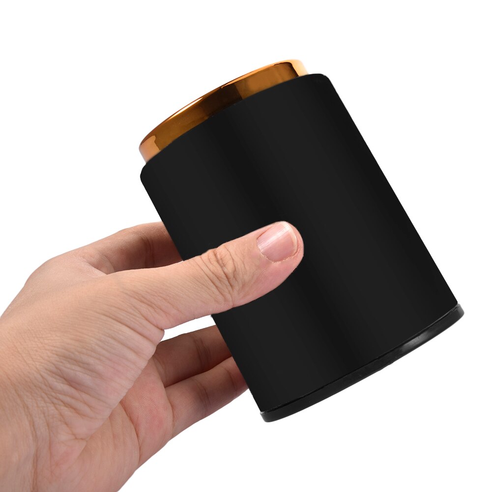 Leder Trompete Flanell PU Würfelbecher Schwarz Dicebox Partei Liefert Für Bar KTV Unterhaltung Würfel Tasse Ohne Würfel