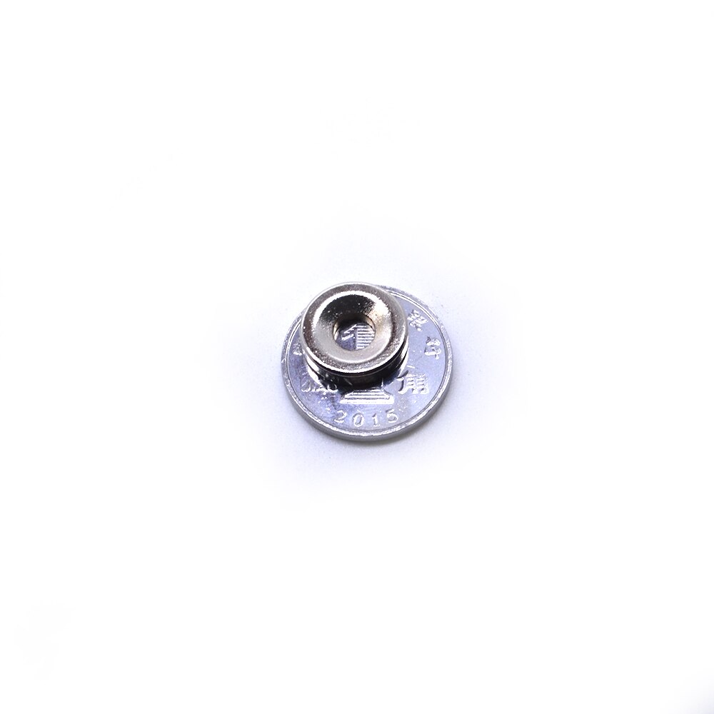 100 stuks supersterke ronde neodymium verzonken ringmagneten