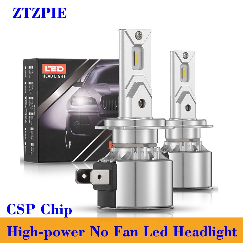 Ztzpie 20000LM 120W 6500K 9005/HB3 9006/HB4 H1 H8 H7 H4 H11 H9 H3 9012 led Koplamp Csp Chip Auto Mistlamp Lampen 12V Geen Ventilator