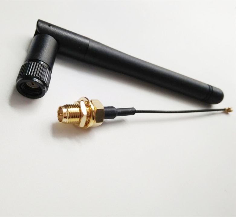 Antena 2.4G składany Bluetooth wifi moduł ZigBee antena SMA robić IPEX podajnik linii 2.4 GHz antena robić IEEE802.11n bezprzewodowa sieć lan system