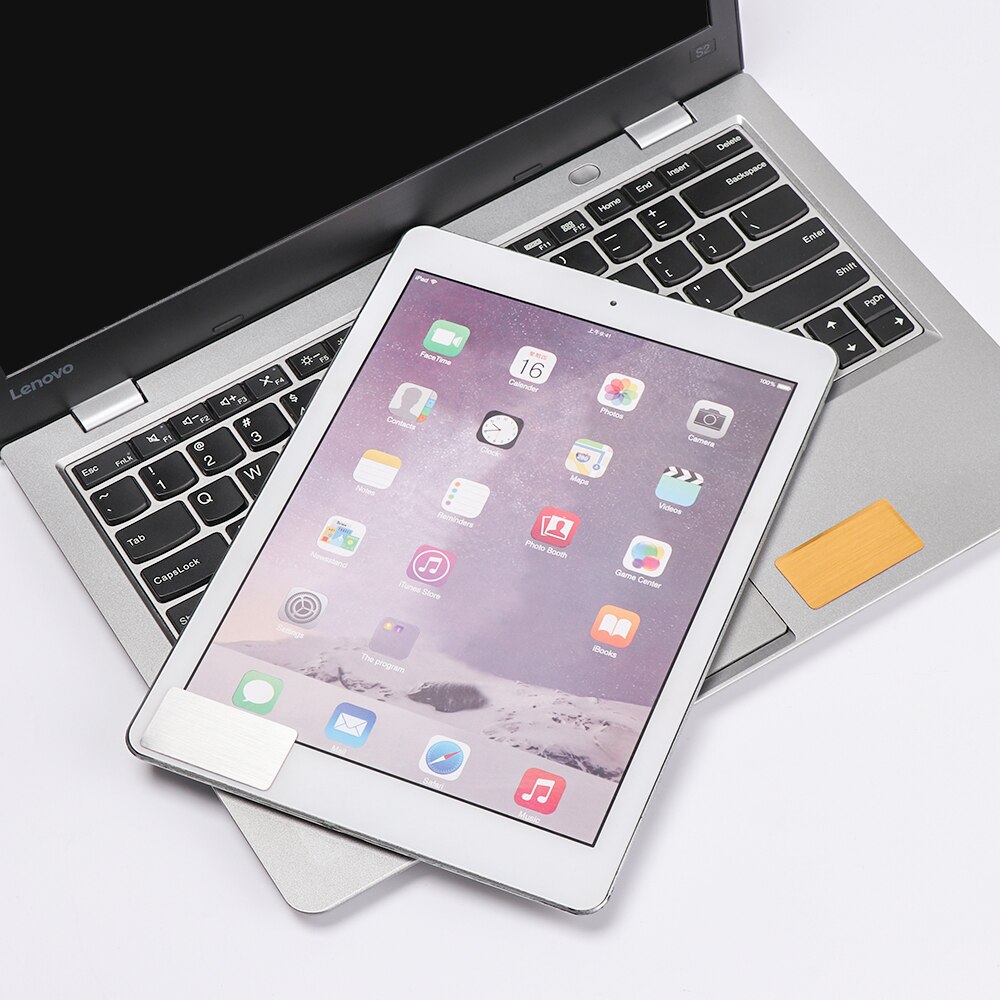 2pcs Lightweight Gold Silver Stickers Anti EMF Shield Radiation Protection Shield Stickers For Camera Cell Phone Laptop Unversal