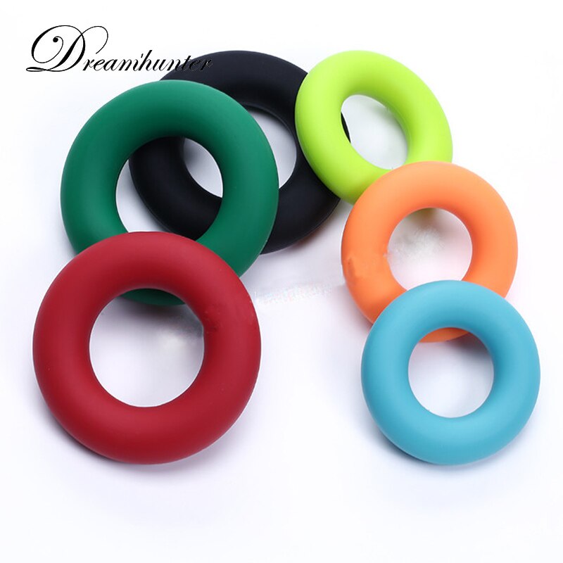 2Pcs/set Hand Gripper Grip Silicone Ring Hand Resistance Band Finger Stretcher-Exercise Forearm Wrist Training Carpal Expander