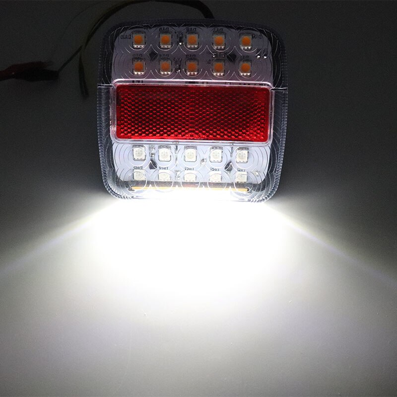 12v 26 led -perävaunu kuorma -auto asuntovaunu takavalo suuntavilkku jarru jarruvalo takavalo rekisterikilven valo peruutusvaihde pakettiauto