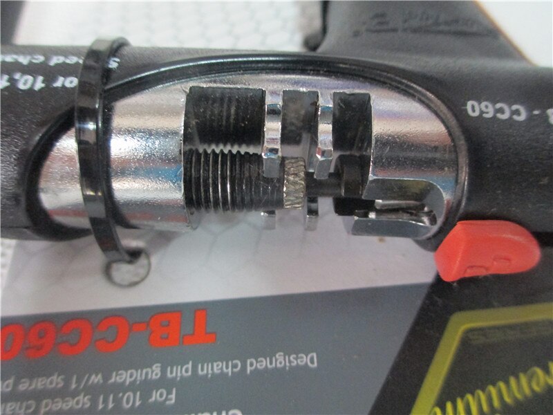 Super b kæde pro nitte udtrækker 10/11 speed cykel kæde værktøj tb -cc60 cykel reparation værktøj specielt til 10 & 11 speed