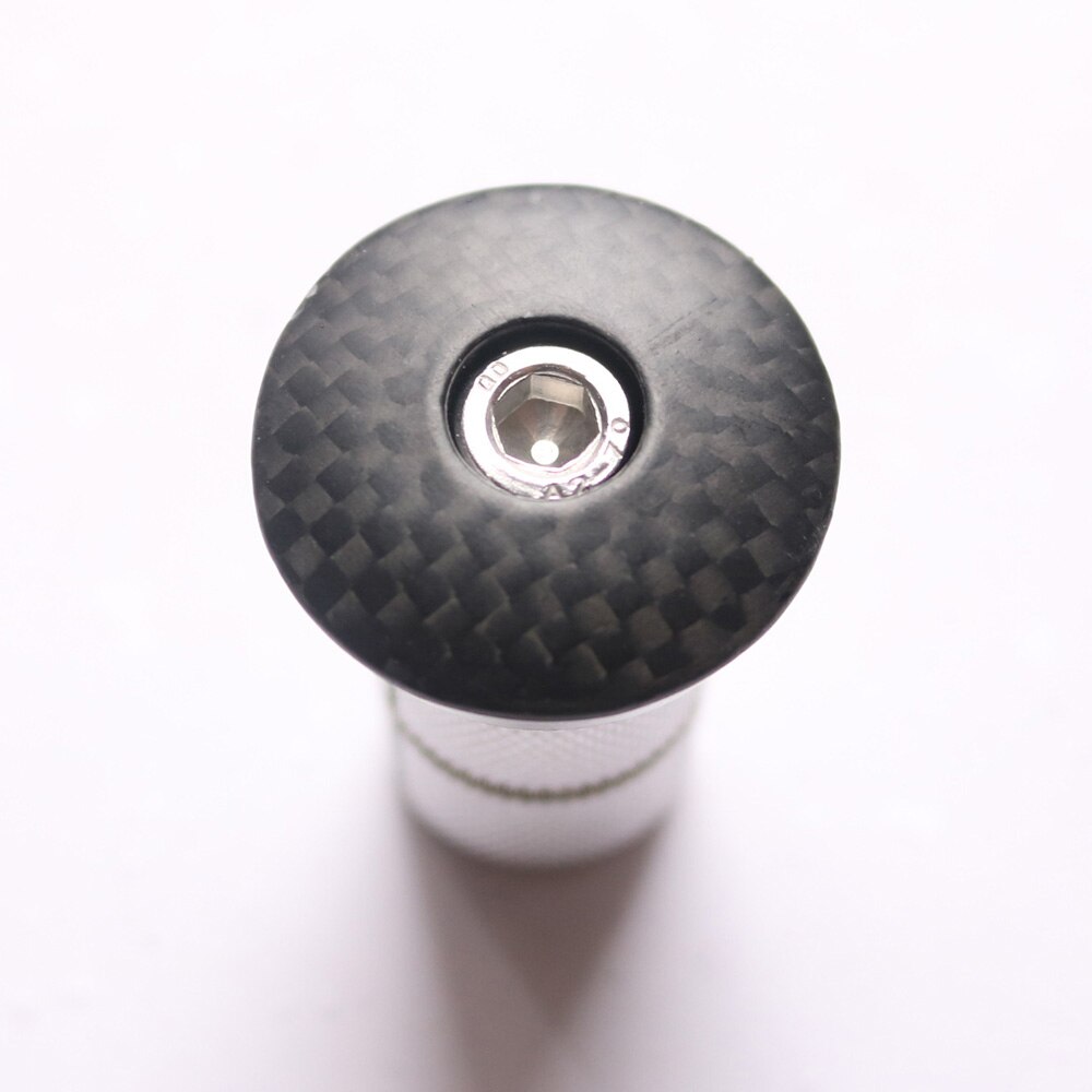 FCFB Fahrrad Kohlenstoff Headset Stengel oben Deckel Schlüssel Expander 28,6mm 1 1/8 Gabelschaft Stecker Für Rennrad MTB Carbongabel fahrrad: Nein Logo matt