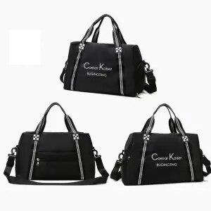 Men Women Gym Bag Sports Gym Backpack Multifunction Handbag ProtableTravel Fitness Bag Outdoor Training Yoga Duffle Bags: Black